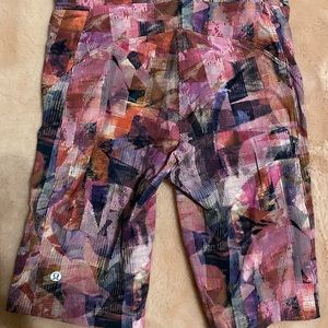 Lululemon On Pace Short 10" Sun Dazed Multi Pink